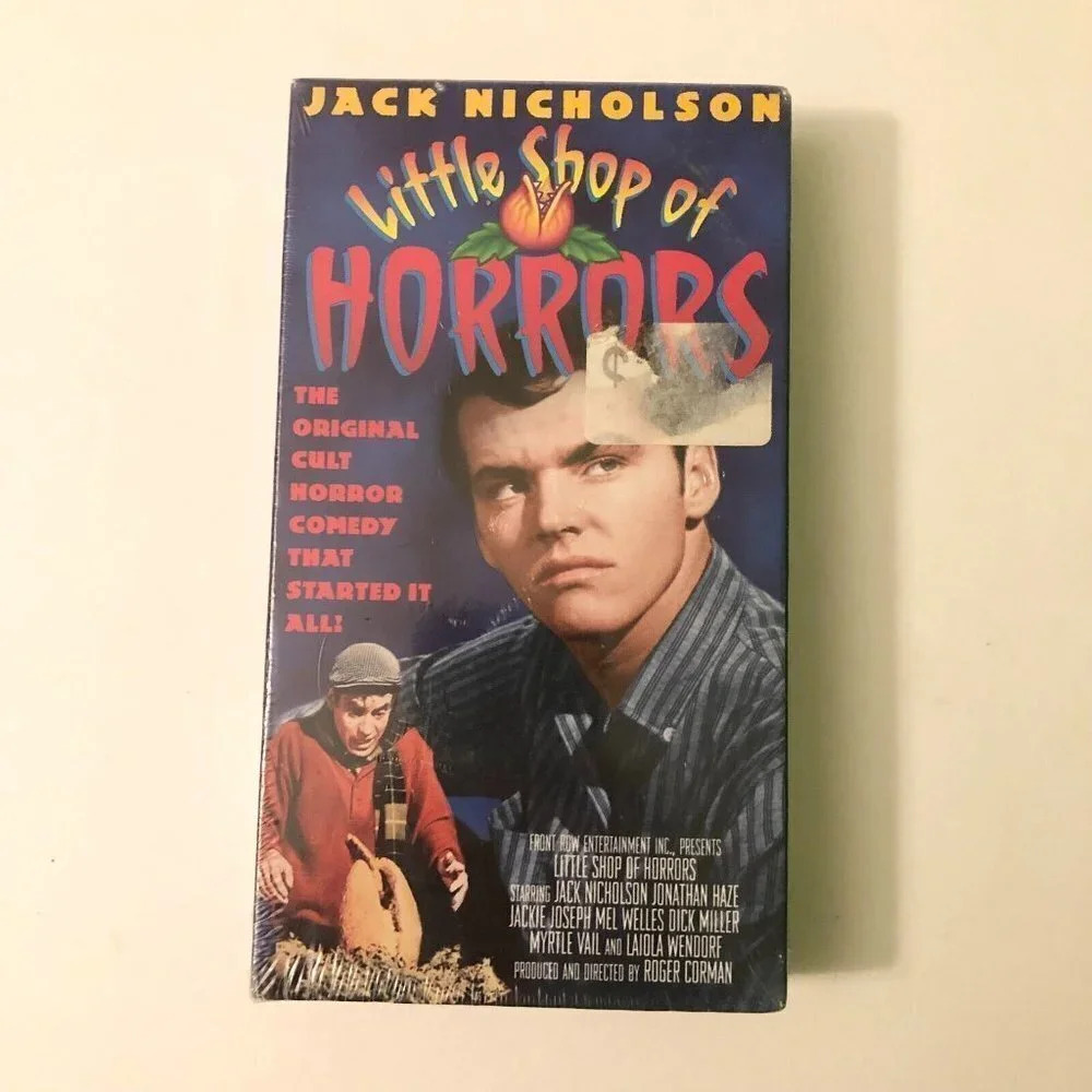 1996 Little Shop of Horrors VHS Jack Nicholson Jackie Joseph Jonathan Haze Movie